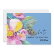 Rustieke perzik bloemen Waterverf kunst