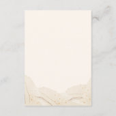 Rustieke perzik Waterverf bloemenontvangst Informatiekaartje (Achterkant)