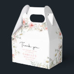 Rustieke perzik Wildbloemen Bedankdoosjes<br><div class="desc">Maak je rustieke vrijgezellenfeest compleet met onze "Rustic Peach Wildflower Favor Box". Deze dozen, met perzik en salie groene wilde bloemen, zijn ideaal voor het houden van vrijgezellenfeest gunsten. Pas elk detail aan om uw unieke stijl aan te passen, en gebruik hen als decoratie van de huwelijksdouche en gastgiften om...</div>