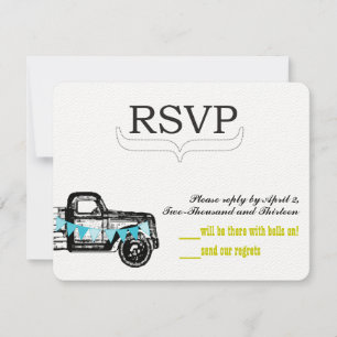 Rustieke Pickup Truck  Retro RSVP