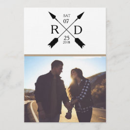 Rustieke Pijl | Save the Date | Foto Bruiloft