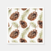 Rustieke Pijnappel Servet (Voorkant)