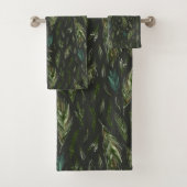 Rustieke pijnboomtakken bad handdoek (Insitu)