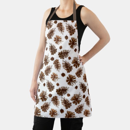 Rustieke Pinecone All-Over Print Schort (Insitu)