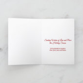 Rustieke Pinecone Christmas Kaart (Binnen)