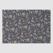 Rustieke Pinecone & Evergreen Kerstmispapier Tissuepapier (Voorkant)