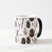 Rustieke Pinecone Kleur Morphing Mok – Boerderij (Voorkant rechts)