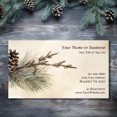 Rustieke Pinecones | Bospijnboomkegel Visitekaartje