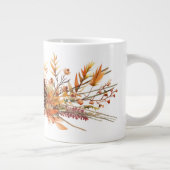 Rustieke Pinecones & Fiery herfstbladeren Grote Koffiekop (Rechts)