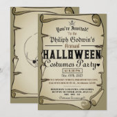  rustieke piraten halloween kostuum feest kaart (Voorkant / Achterkant)