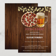 Rustieke Pizza & Bier Baby Shower