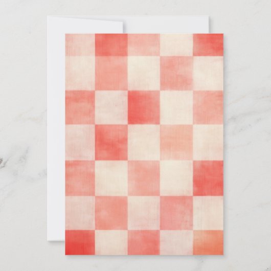 Rustieke Pizza Party Bruiloft repetitie diner Kaart (Achterkant)