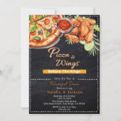 Rustieke Pizza & Wings Voor De Ringen Oefening Kaart (Voorkant)