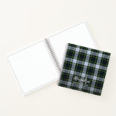 Rustieke Plaid Clan Gordon Gepersonaliseerde Tarta Notitieboek (Binnen)