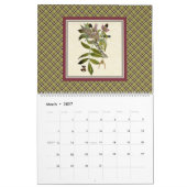 Rustieke Plaid en  Natuur 2026 Kalender (Mar 2027)