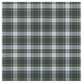 Rustieke Plaid Gordon White Green Check Tartan Stof