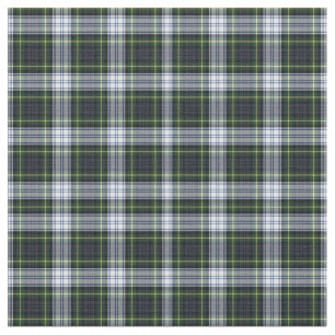 Rustieke Plaid Gordon White Green Check Tartan Stof