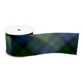 Rustieke Plaid Groene Campbell Militaire Tartan Satijnen Lint (Spoel)