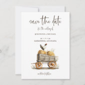 Rustieke Platteland Kip Save the Date (Voorkant)