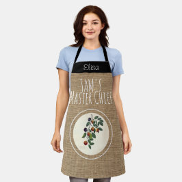  rustieke Plum Jam gepersonaliseerd Schort