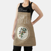 rustieke Plum Jam gepersonaliseerd Schort (Insitu)