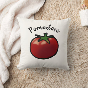 Rustieke Pomodoro Italiaanse Tomaat Grafisch Kussen