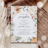 Rustieke Pompoen Bloemen Geslacht Neutraal Baby sh Kaart