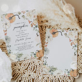 Rustieke Pompoen Bloemen Geslacht Neutraal Baby sh Kaart