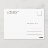 Rustieke Pompoen Bloemen Thanksgiving Invitation Briefkaart (Achterkant)