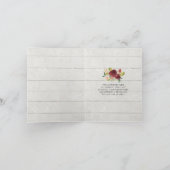  rustieke pompoen Bourgogne bloemenrepetitie I (Binnen)