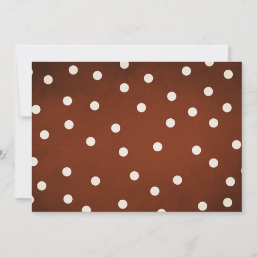 Rustieke Pompoen Dank u Kaart Bloemen Herfst Bruin (Achterkant)