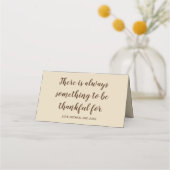 Rustieke pompoen Happy Thanksgiving Plaatskaartje (Achterkant)