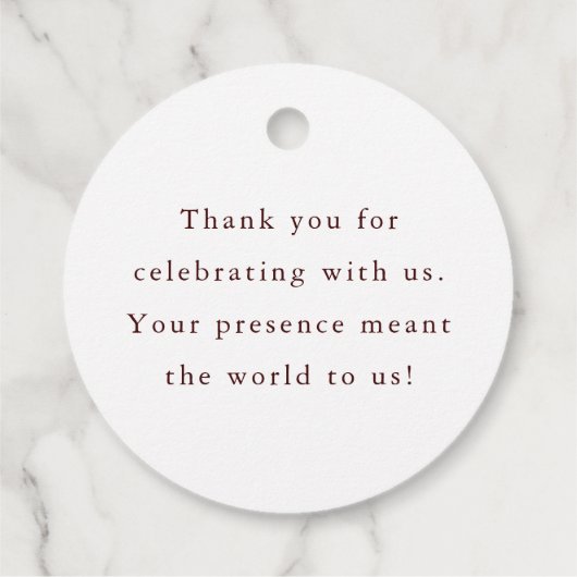 Rustieke Pompoen Herfst bruiloft Dank u Bedankjes Labels (Achterkant)