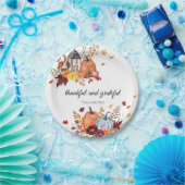 Rustieke pompoen herfst Thanksgiving Papier Borden Papieren Bordje (Feest)