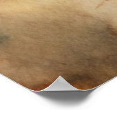 Rustieke pompoen & herfstbladeren Boho Herfst Wall Poster (Hoek)