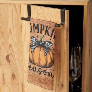 Rustieke Pompoen Seizoen Herfst Thanksgiving Theedoek