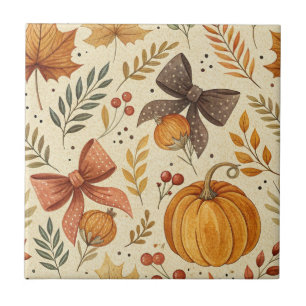 Rustieke Pompoen Terracotta Boog Herfst Oogst Tegeltje