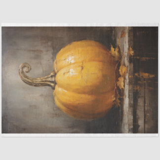 Rustieke  Pompoen Tissue Papier Decoupage