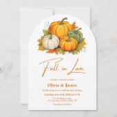 Rustieke pompoen verbrand Sinaasappel Herfst in Lo Kaart (Voorkant)