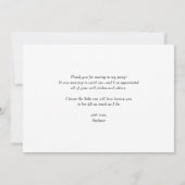 Rustieke Pompoenen en Zonnebloemen Herfst Baby sho Bedankkaart (Achterkant)