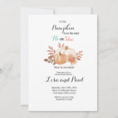 Rustieke pompoenen Hij of zij Genderonthulling Uit Kaart (Voorkant)