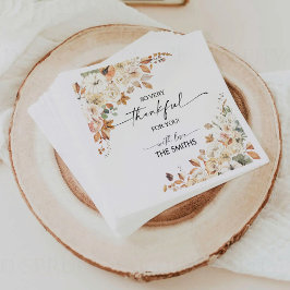 Rustieke Pompoenen Thanksgiving Diner Papieren Ser Servet