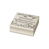 Rustieke pompoenen Thanksgiving familie retour adr Rubberstempel (Stempel)