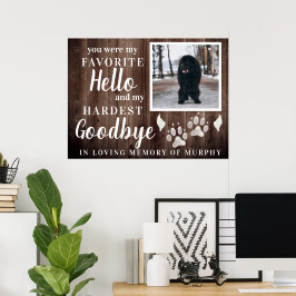 Rustieke Pootafdrukken Persoonlijke Dierbare Herde Poster