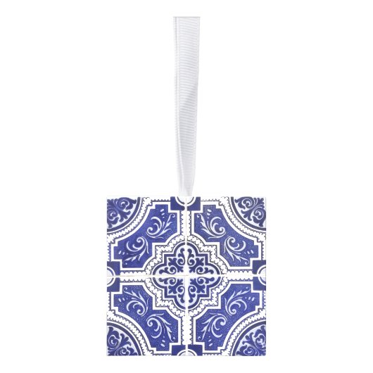 Rustieke  Portugese Tegels Azulejo Christmas Decoratie (Rechts)