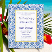 Rustieke Portugese Tegels Mediterrane bruiloft