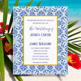 Rustieke Portugese Tegels Mediterrane bruiloft