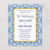 Rustieke Portugese Tegels Mediterrane bruiloft (Voorkant)