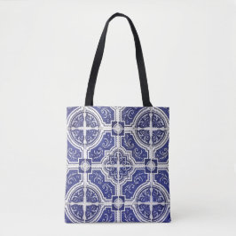 Rustieke Portugese Tegels Patroon - Azulejo Tote Bag