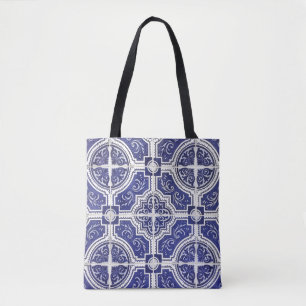 Rustieke Portugese Tegels Patroon - Azulejo Tote Bag